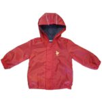 Campera Impermeable color rojo